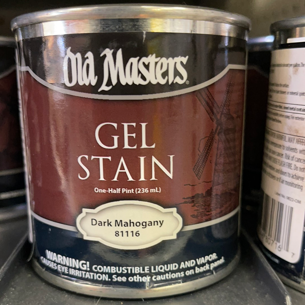 Old Masters Gel Stain 1/2 Pint - Rich Mahogany