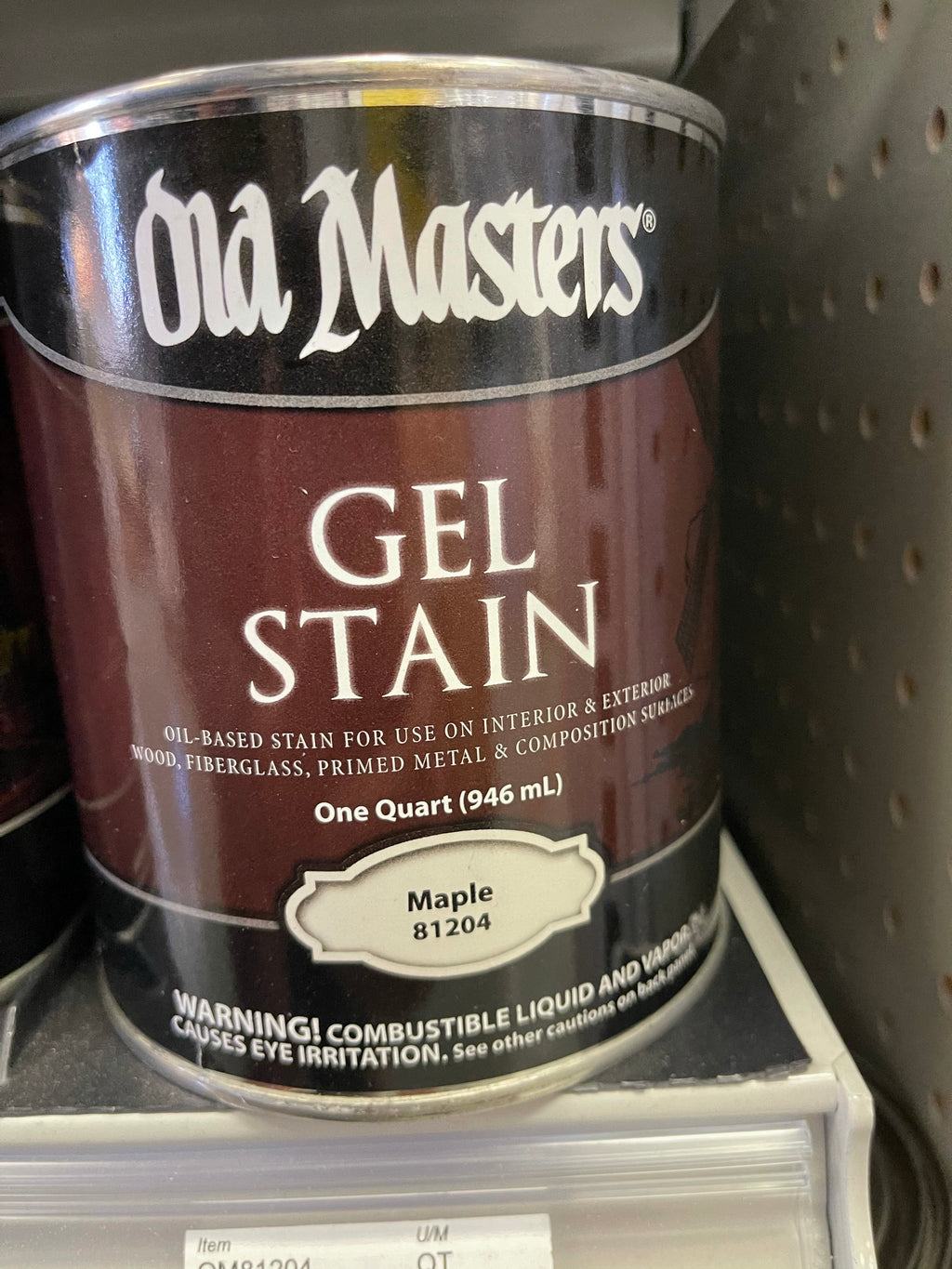 Old Masters GEL STAIN - Southern Paint & Supply Co.